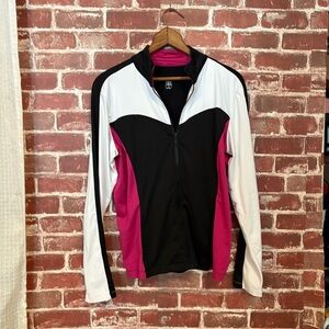 Tail Black and White Jacket with Pink Lining